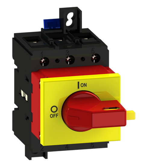 Picture of Interruptor ML2 3P 80A modular fix. base 2f/DIN, espelho AM/VM (2x🔒)