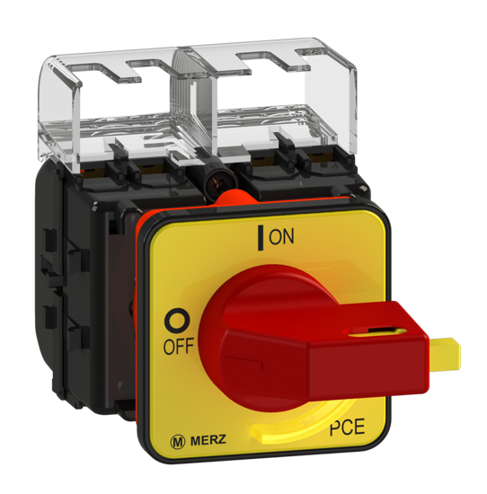 Picture of Interruptor ML0 3P 25A fix. frontal 4f, espelho AM/VM (2x🔒)