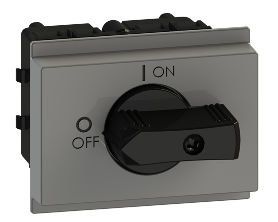 Picture of Interruptor ML0 3P 25A modular fix. base 2f/DIN, espelho CZ/PT
