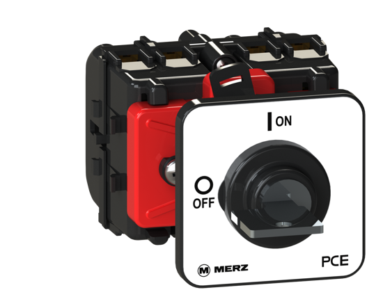 Picture of Interruptor ML0 3P 25A fix. central Ø22/30mm, acionado por🔑(⭪  pos 0)