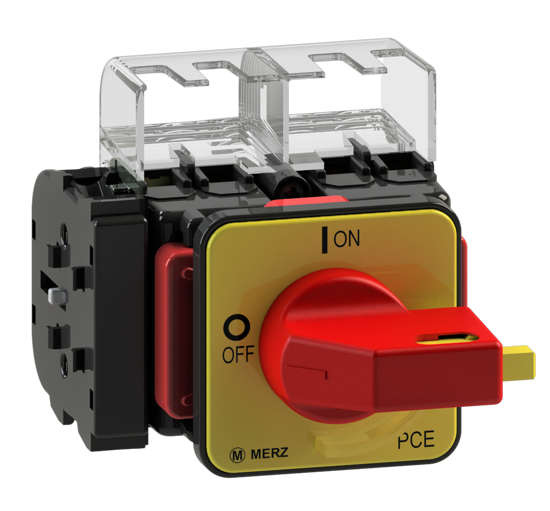 Picture of Interruptor ML0 4P 25A +1NA+1NF fix. frontal 2f, espelho VM/AM (2x🔒)