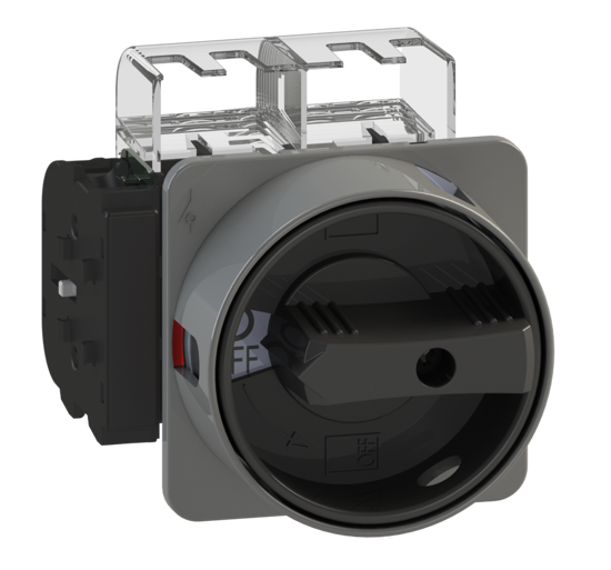 Picture of Interruptor ML0 4P 25A +1NA+1NF fix. frontal 2f, espelho CZ/PT (3x🔒)