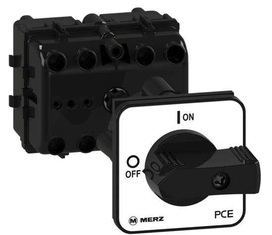 Picture of Interruptor ML0 4P 32A fix. base 2f/DIN, espelho CZ/PT