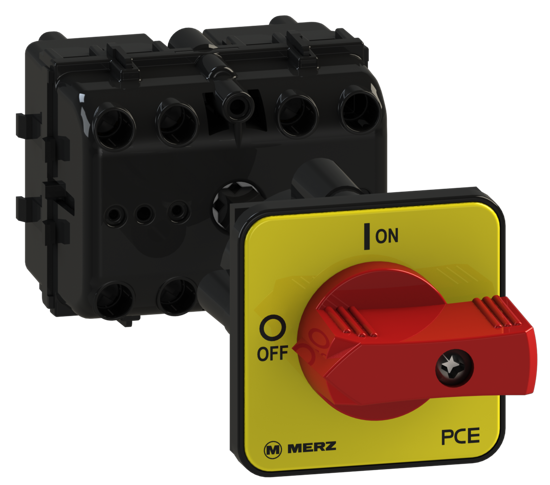 Picture of Interruptor ML0 4P 32A fix. base 2f/DIN, espelho AM/VM