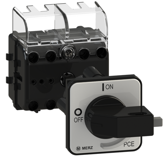 Picture of Interruptor ML0 4P 32A fix. base 2f/DIN, espelho CZ/PT (2x🔒)