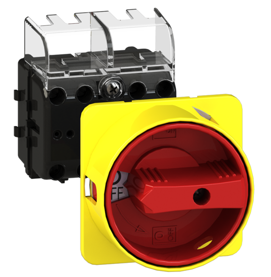 Picture of Interruptor ML0 4P 32A fix. base 2f/DIN, espelho AM/VM (3x🔒)