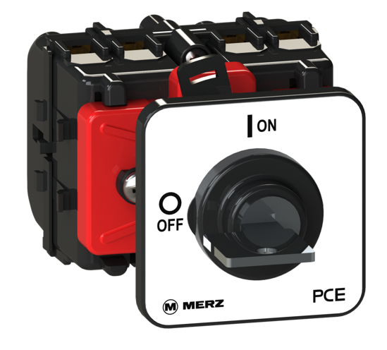 Picture of Interruptor ML0 4P 32A fix. central Ø22/30mm, acionado por🔑(⭪  pos 0)