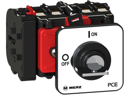 Picture of Interruptor ML0 4P 32A +1NA+1NF fix. central Ø22/30mm, acionado por🔑(⭪  pos 0)