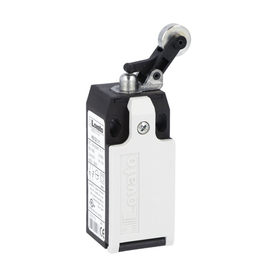 Picture of Fim-de-curso plástico+roldana lateral+rodízio metálico ação brusca 1NA+1NF