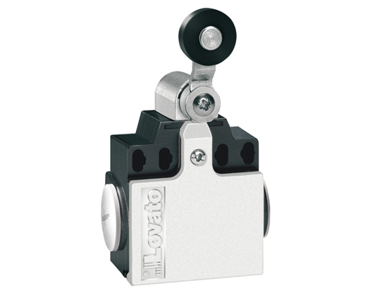 Picture of Fim-de-curso dupla entrada plástico+haste+rodízio metálico ação brusca 1NA+1NF