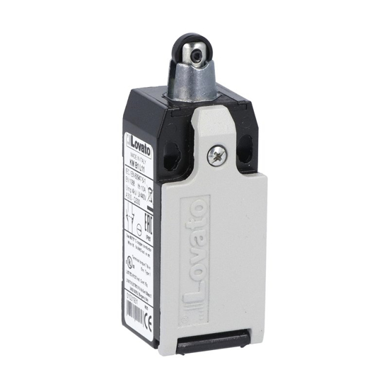 Picture of Fim-de-curso metálico+rodízio plástico ação lenta 2NA+1NF