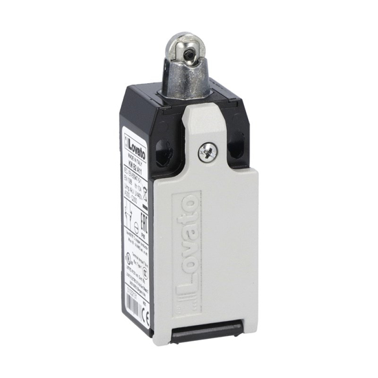 Picture of Fim-de-curso metálico+rodízio metálico ação lenta 2NA+1NF