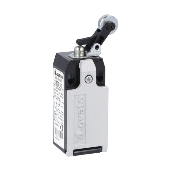 Picture of Fim-de-curso metálico+roldana lateral+rodízio metálico ação lenta 2NA+1NF