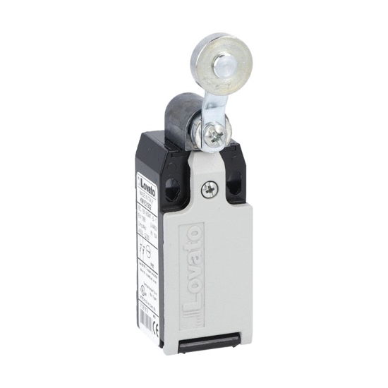 Picture of Fim-de-curso metálico+haste+rodízio metálico ação lenta 1NA+1NF