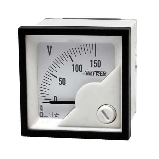 Picture of Voltímetro 48x48mm de leitura direta, escala 0-6V CC