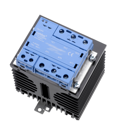 Picture of Relé estático trifásico 3x48A 24-520Vac 